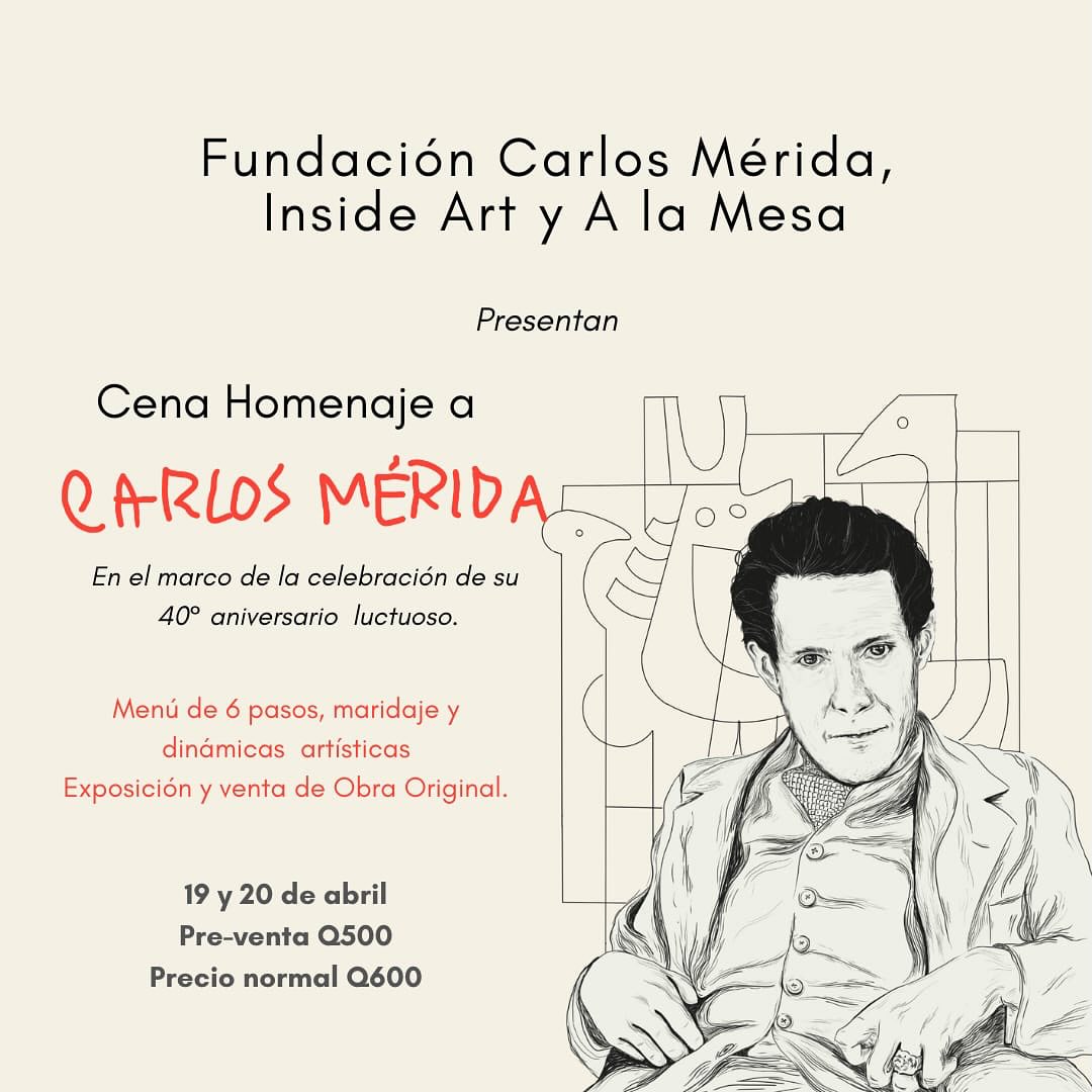 Cena homenaje a Carlos Mérida