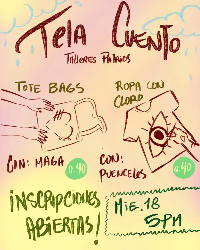 Talleres de pintura en tela "Tela Cuento"